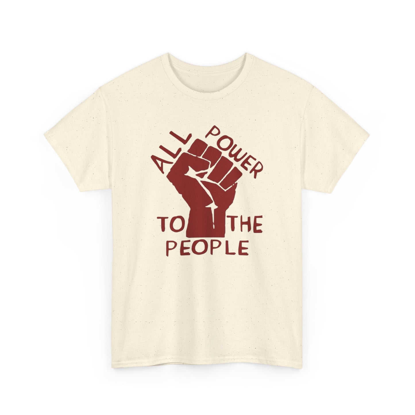 NO KINGS Power To The People Graphic T Shirt NEW Unisex Heavy Cotton Tee