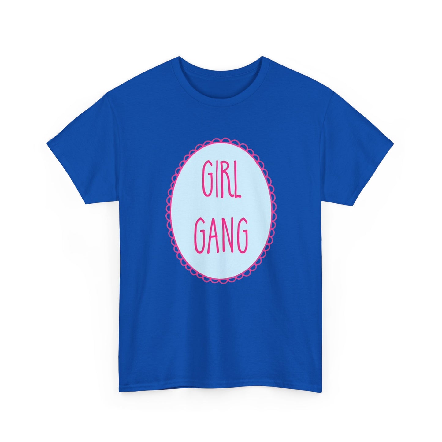 Girl Gang T Shirt Baby Shower Reveal Graphic Unisex Heavy Cotton Tee