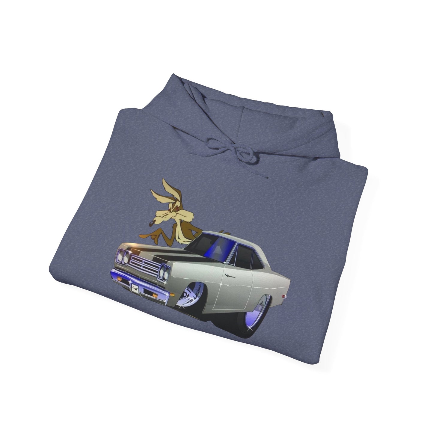 Plymouth Roadrunner Classic Graphic Hoodie NEW Unisex Heavy Hooded Sweatshirt