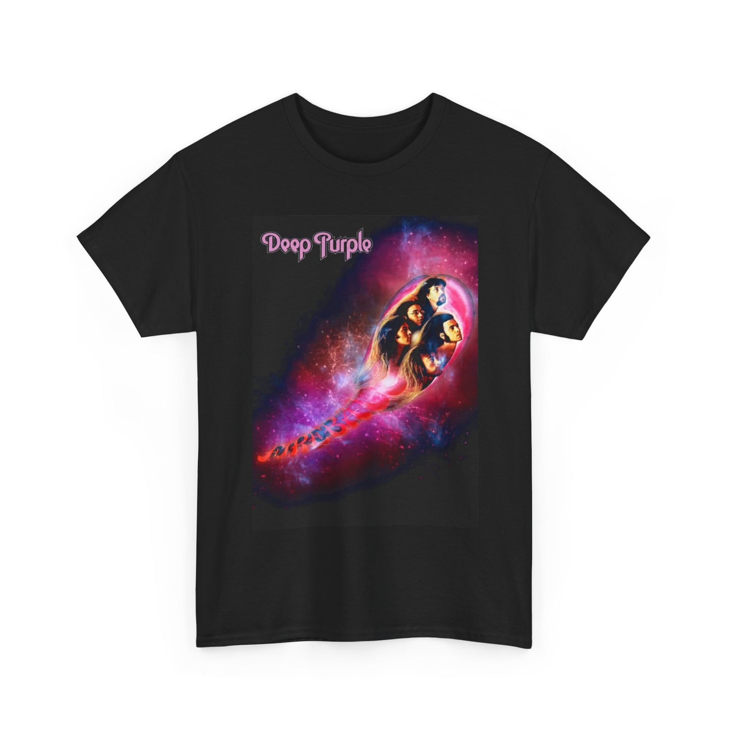 Deep Purple Shirt Vintage classic rock graphic retro neon Unisex Heavy Cotton
