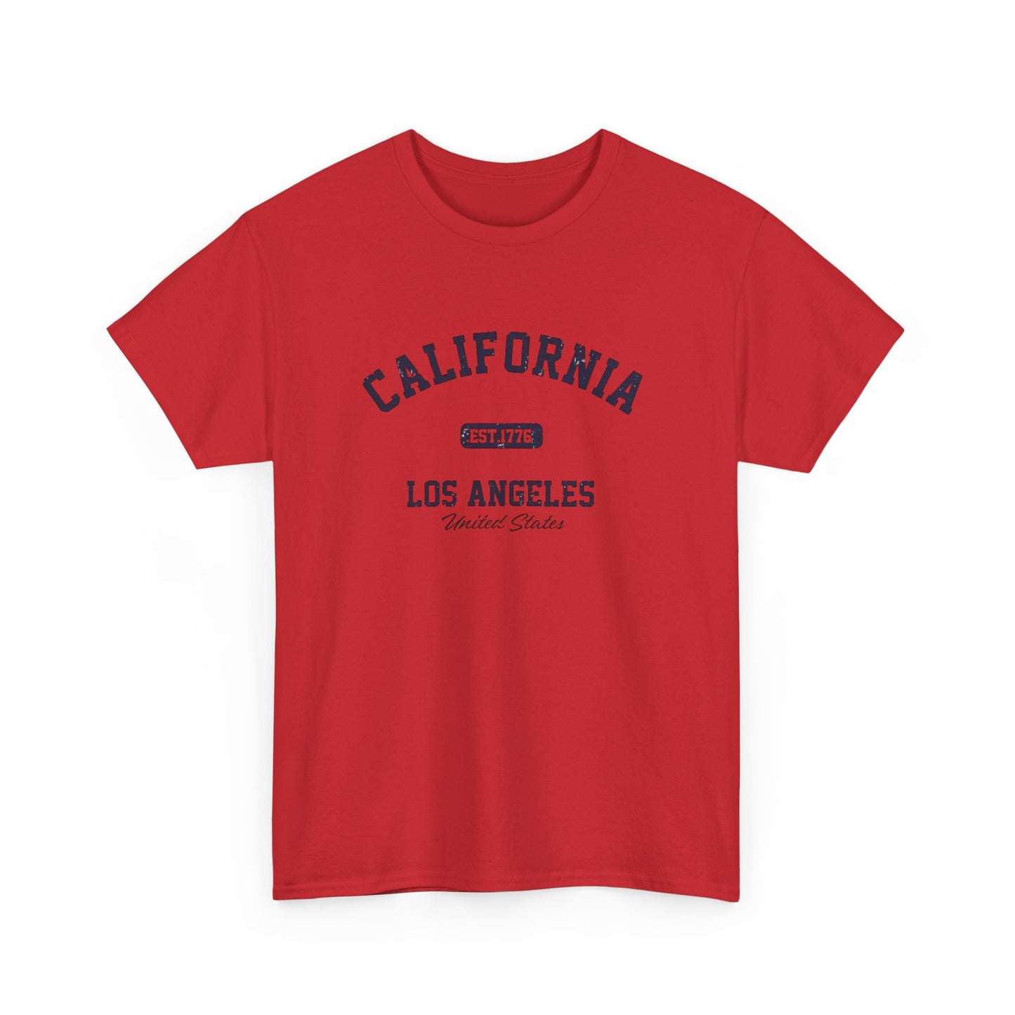 Los Angeles California Graphic T Shirt Heavy Cotton Tee NEW ADULT UNISEX