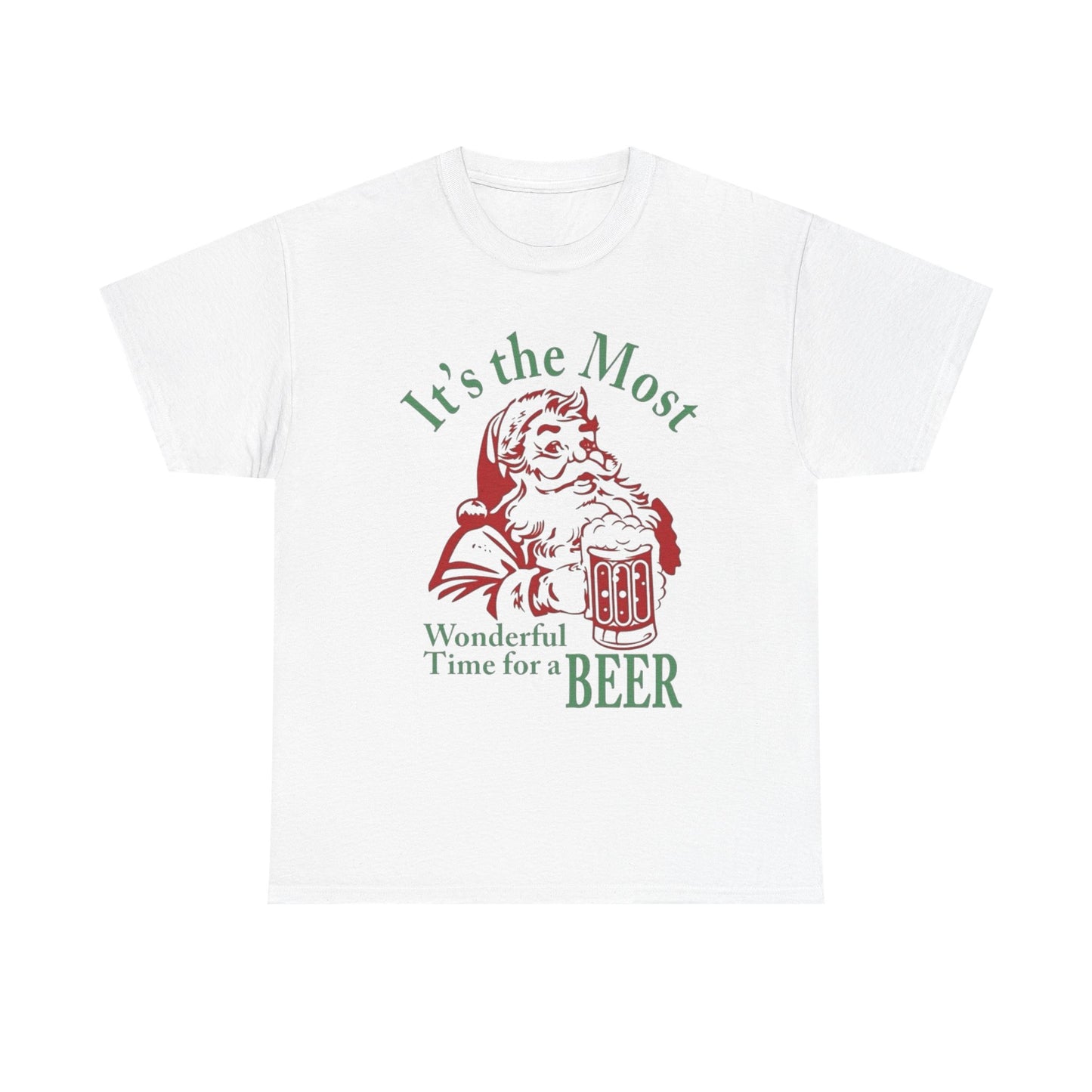 Wonderful Christmas Beers Graphic T Shirt ADULT NEW Heavy Cotton Tee
