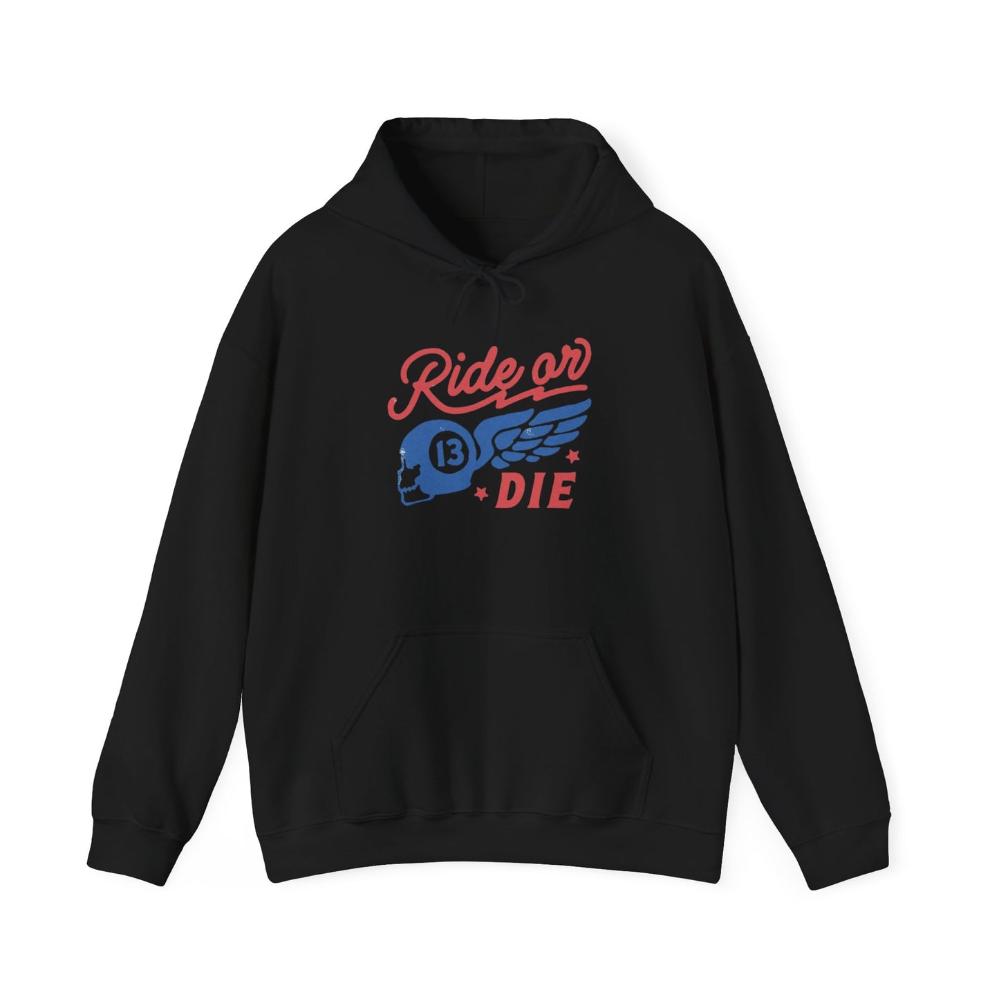 Ride Or Die Graphic Hoodie Heavy Blend Sweatshirt NEW