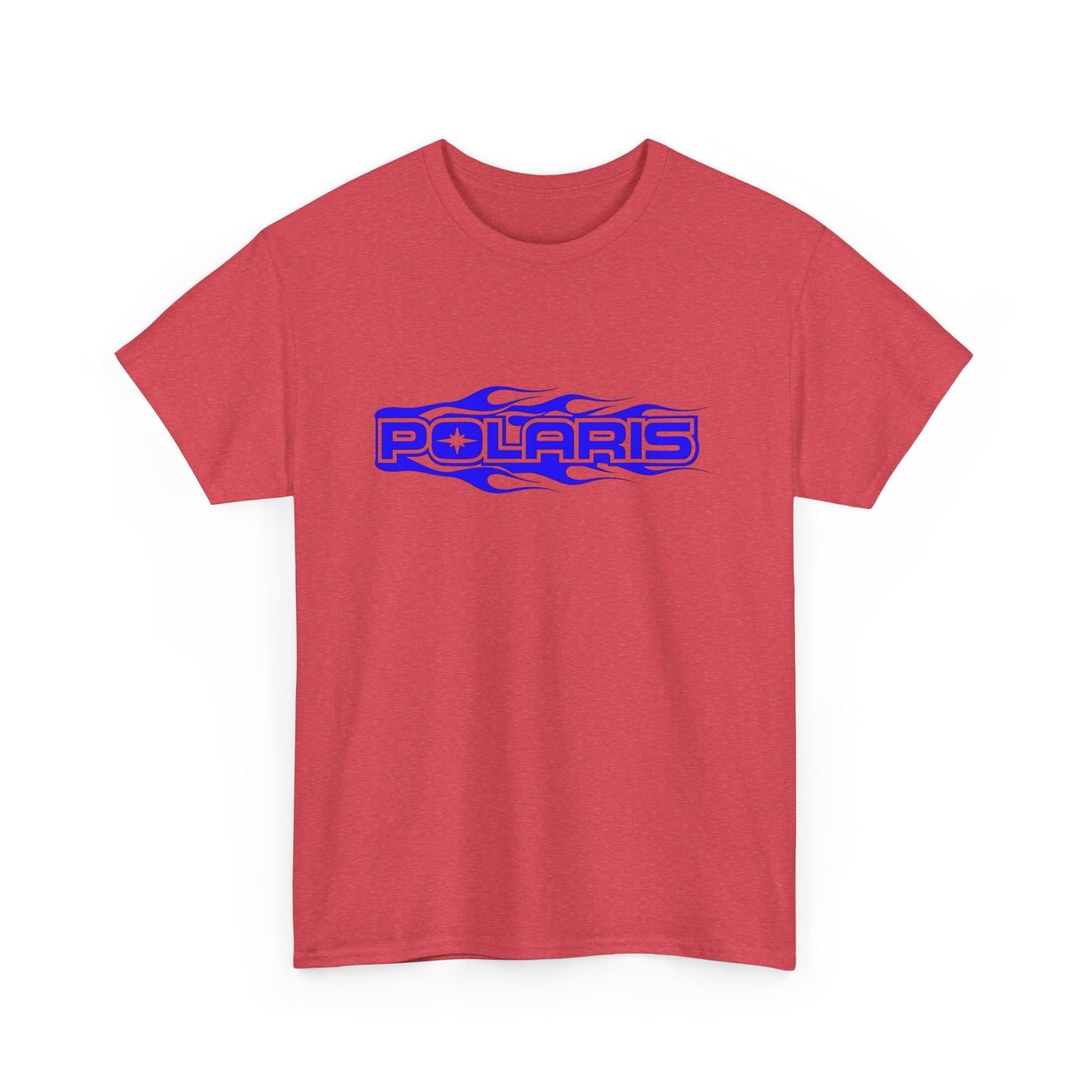 Polaris Flames Retro Graphic T Shirt New Adult Unisex Heavy Cotton Tee