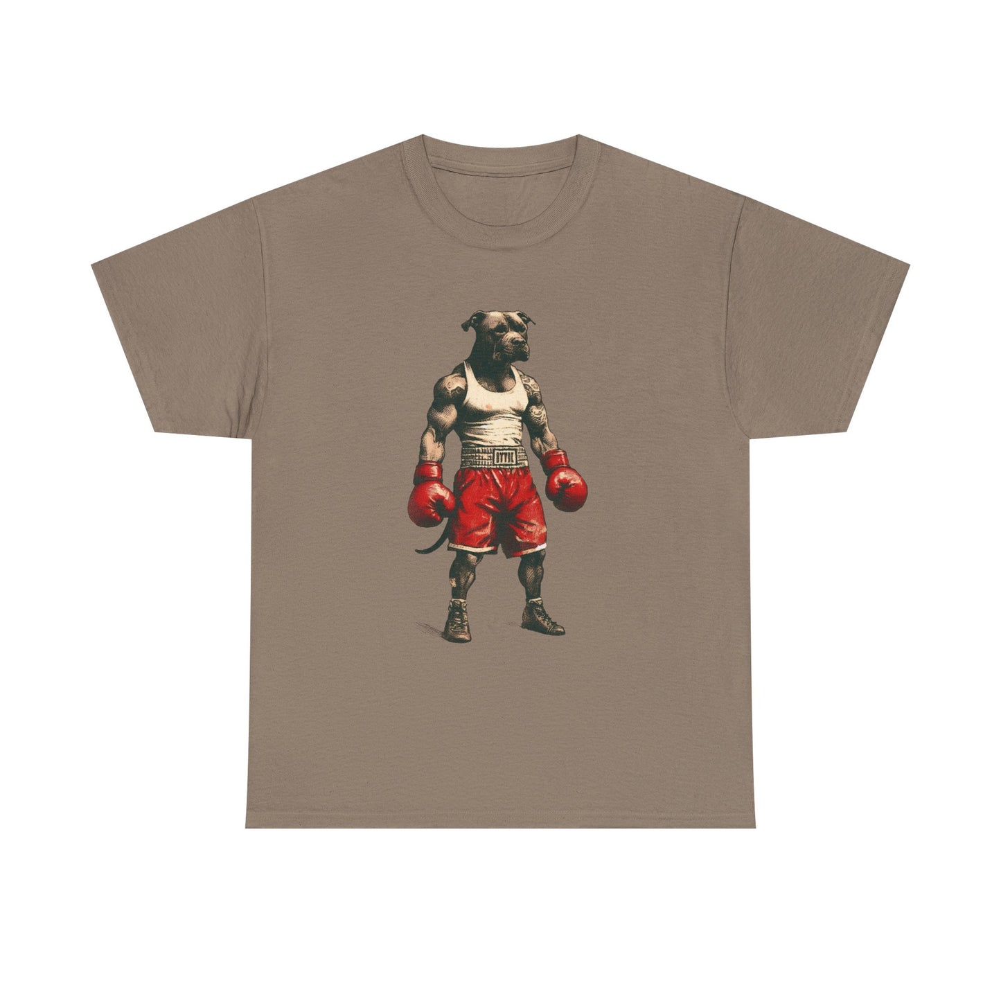 Boxing Pitbull Funny Cute Graphic T Shirt NEW ADULT