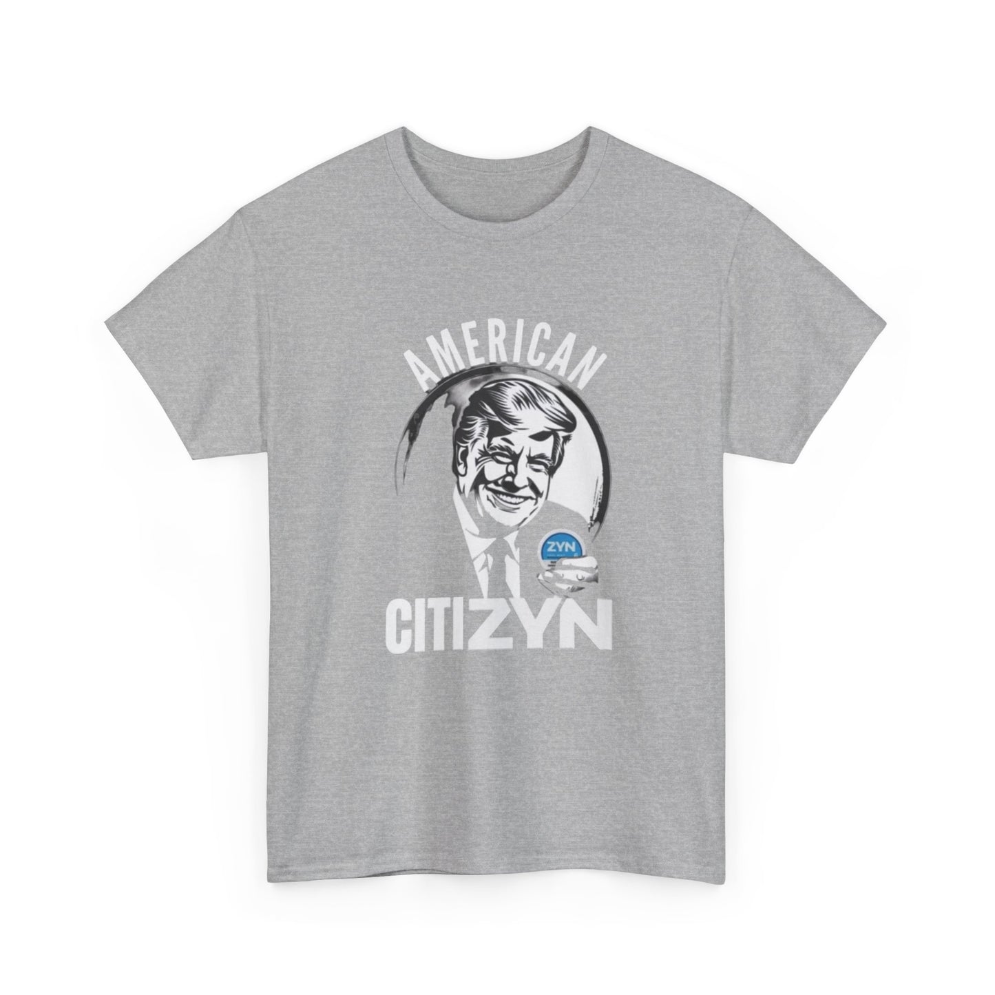 ZYN T-shirt funny Trump Shane Gillis Tucker Newport graphic Heavy Cotton Tee