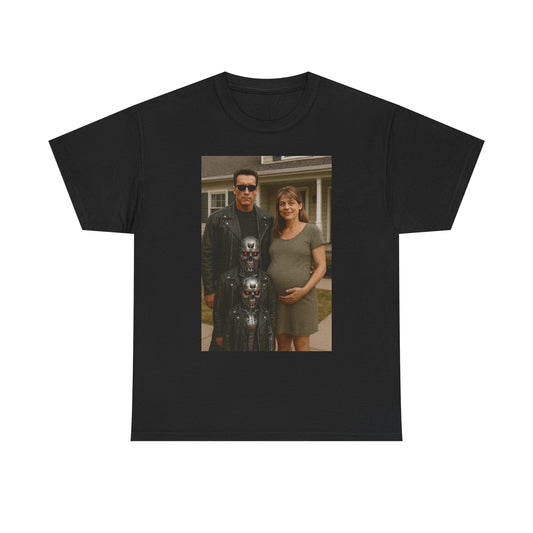 The Terminator Funny Jokes T Shirt Unisex Heavy Cotton Tee