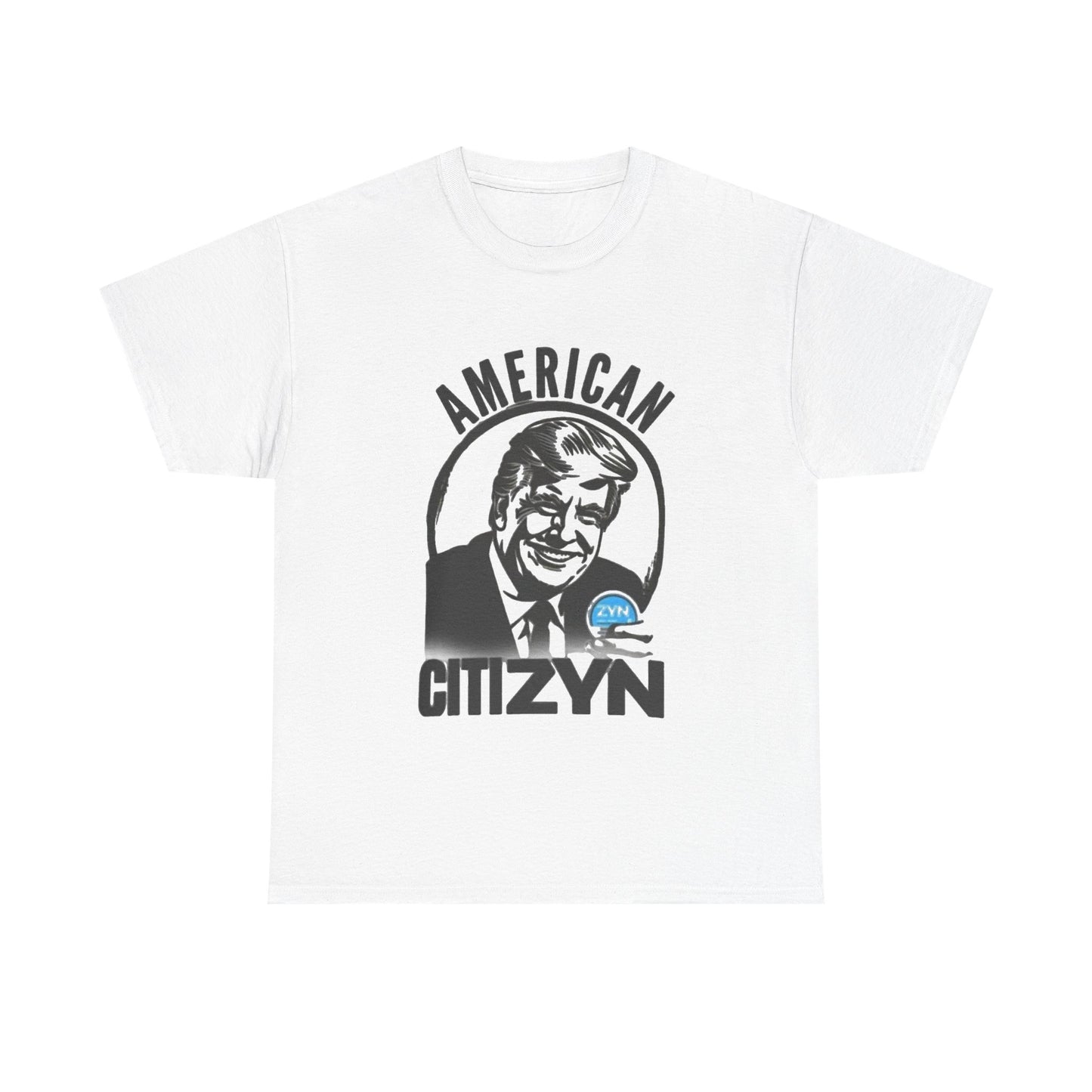 ZYN T-shirt funny Trump Shane Gillis Tucker Carlson funny graphic Heavy Cotton