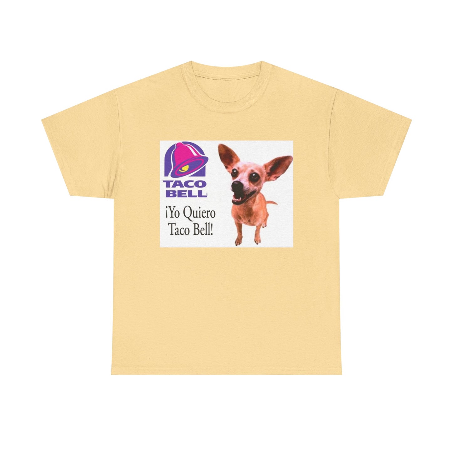 Taco Bell Shirt Funny Retro Logo Mexican Dog 90s Nostalgia Unisex Heavy Cotton