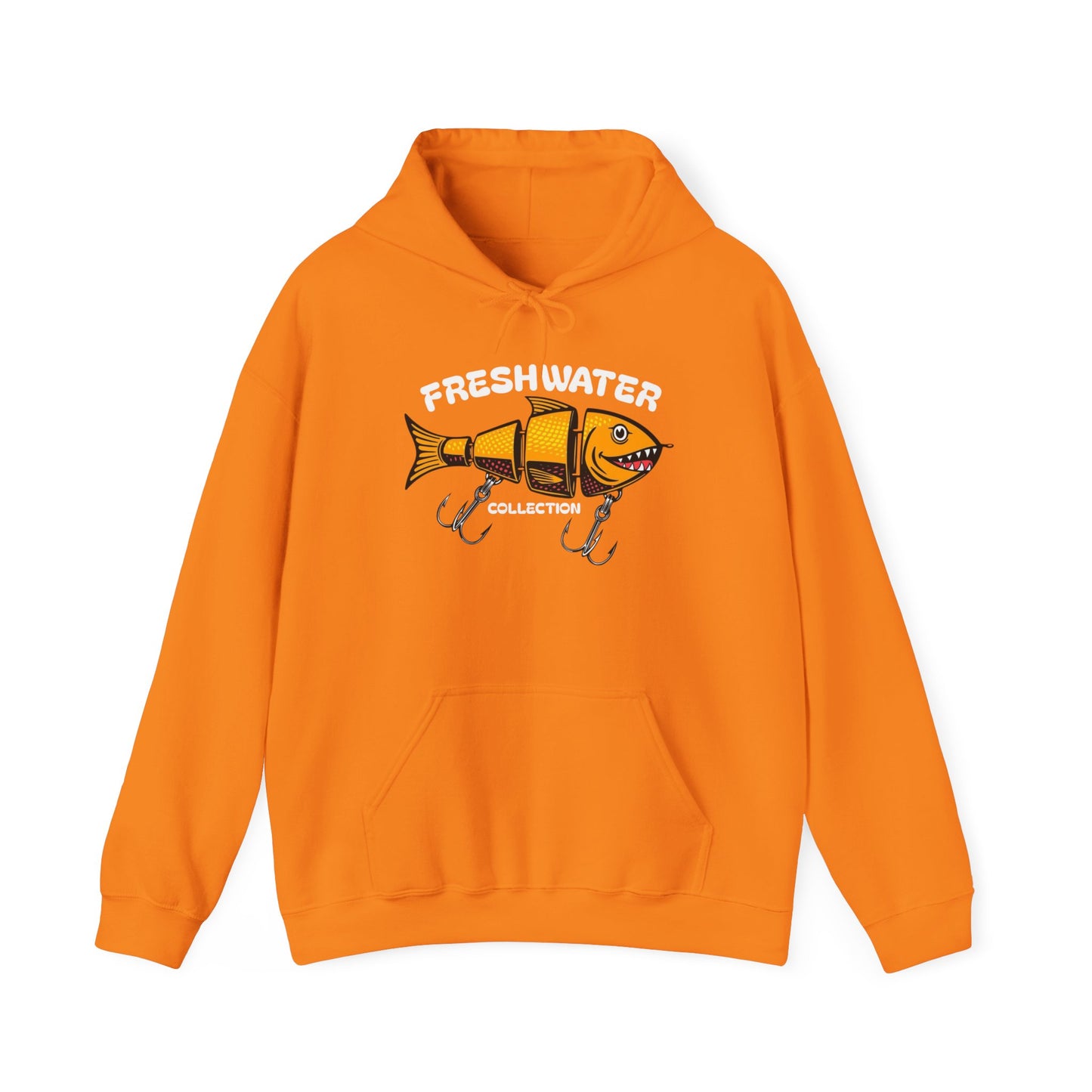 Freshwater Fishing Collection Graphic Hoodie Heavy Blend Sweatshirt NEW