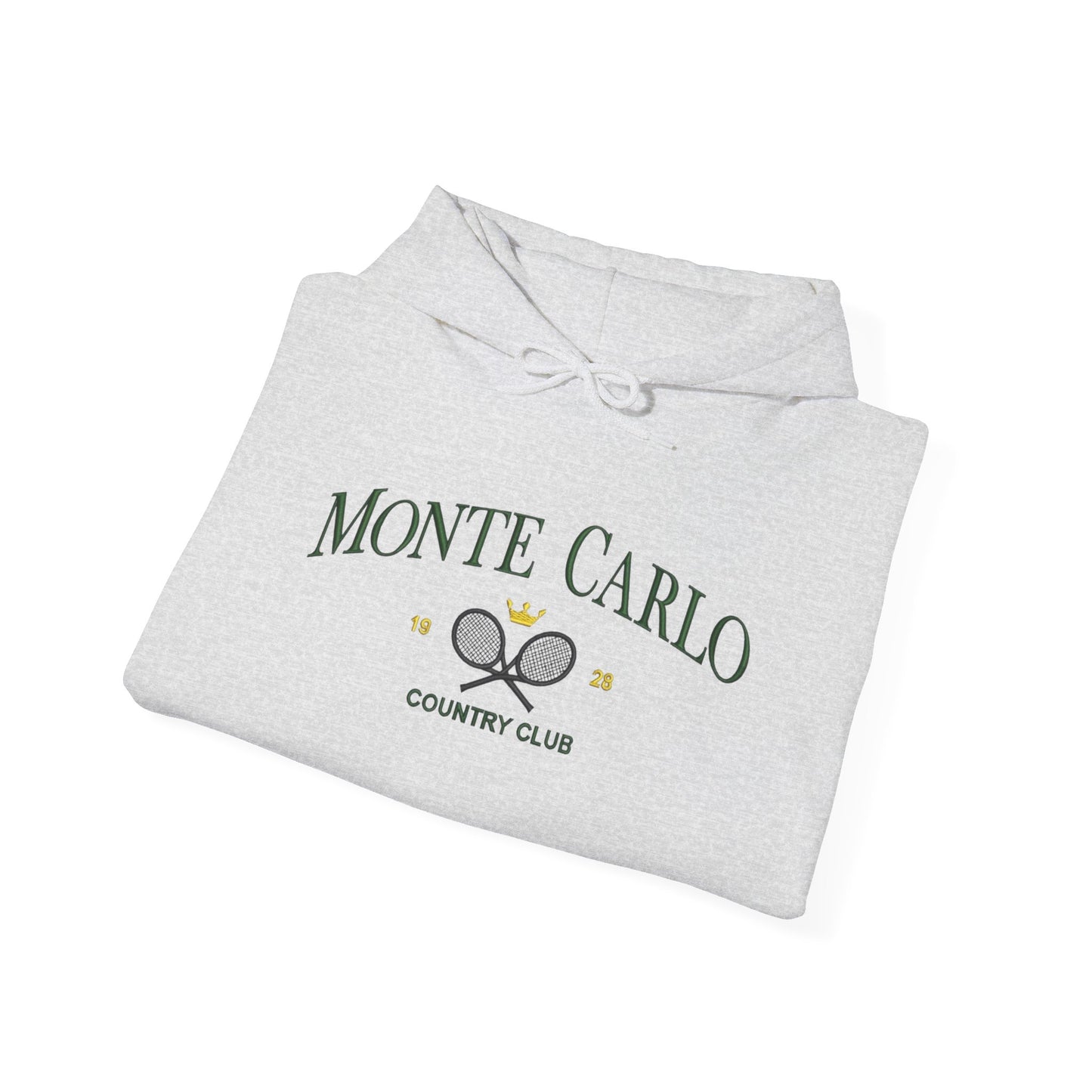 Monte Carlo Country Club Graphic Hoodie Heavy Blend Sweatshirt NEW