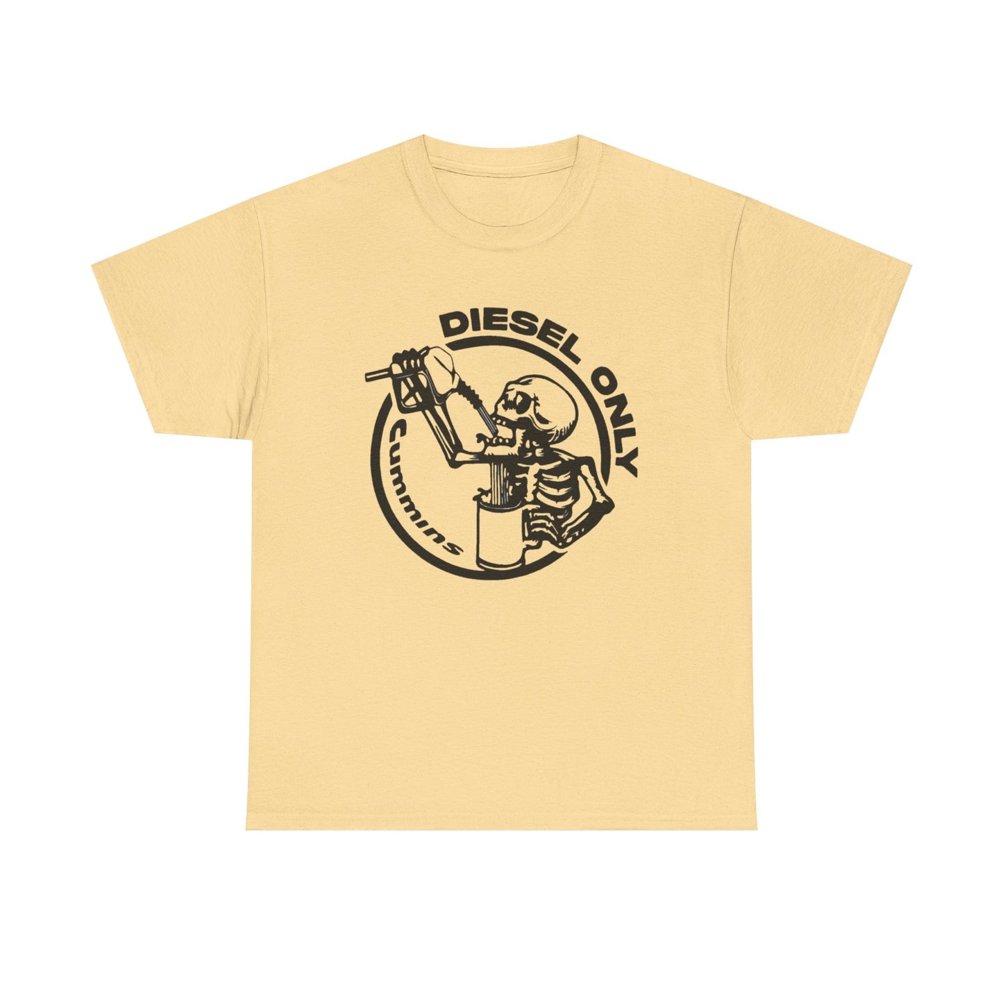 Diesel Only Cummins Graphic T Shirt Unisex Heavy Cotton Tee NEW
