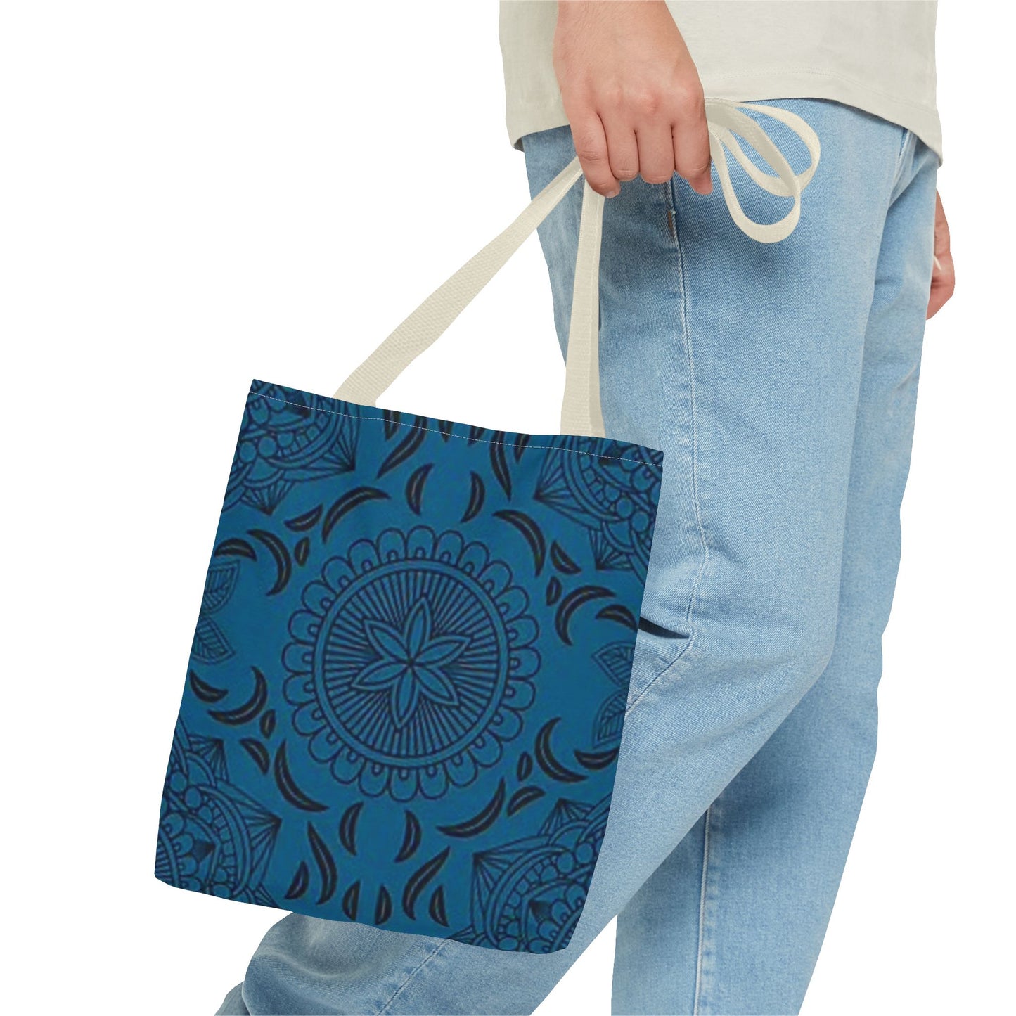 Blue And Black MODERN BRAND NEW Tote Bag (AOP)