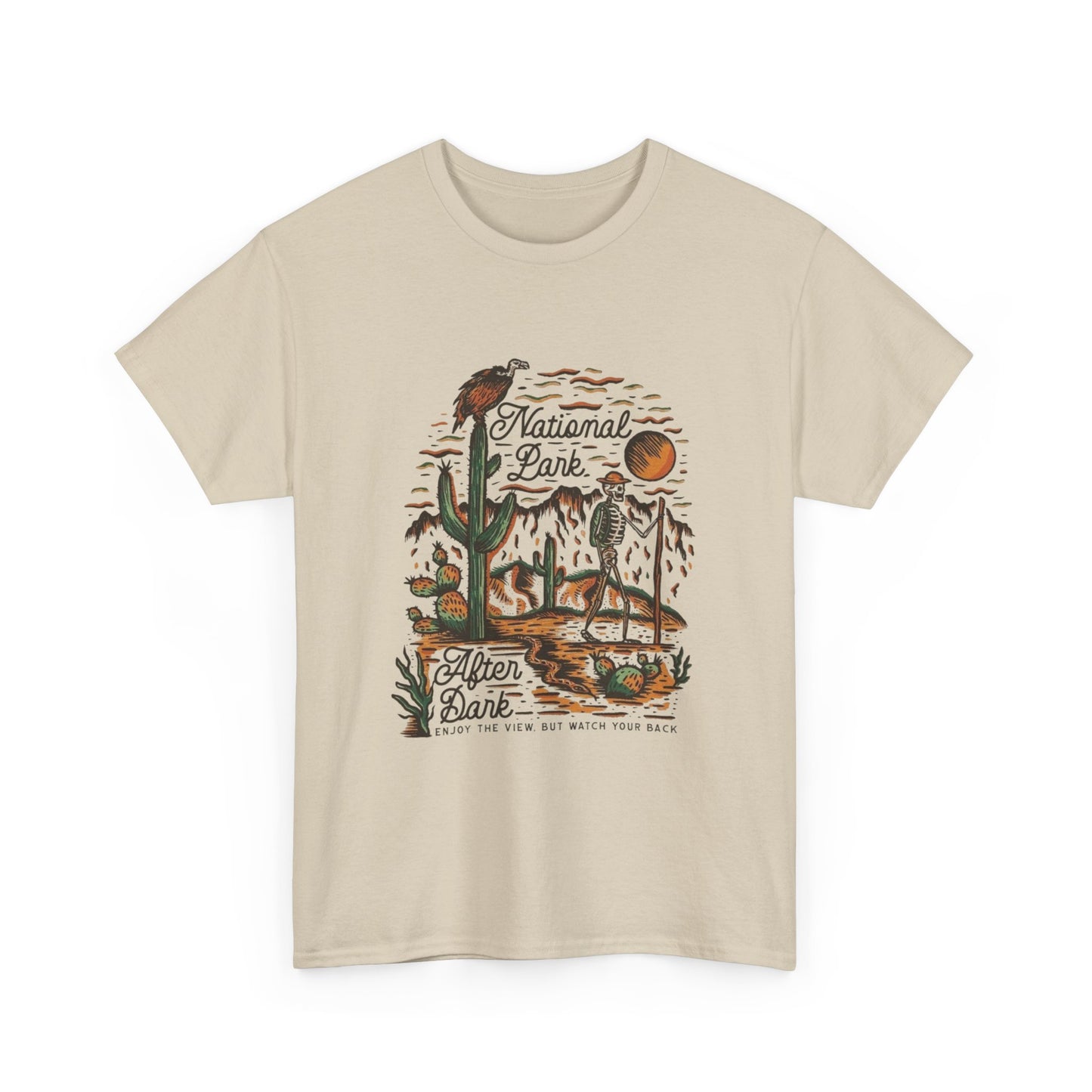 National Park After Dark Graphic T Shirt Unisex Heavy Cotton Tee