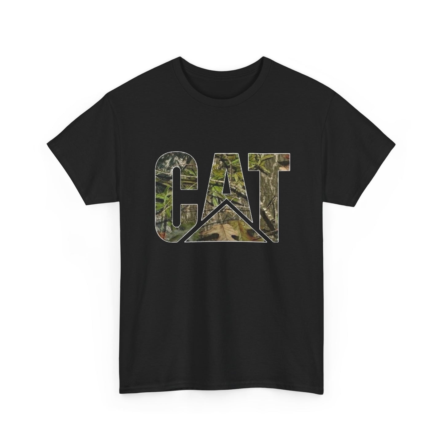 CAT Camo Diesel Equipment Graphic T Shirt Unisex Heavy Cotton Tee NEW