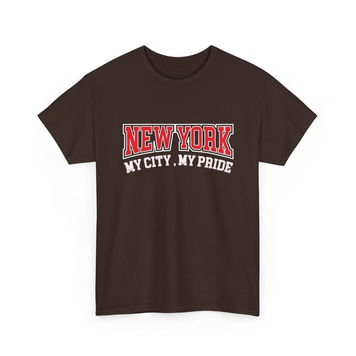 New York City My City My Pride Graphic T Shirt Men's Classic Heavy Cotton Tee