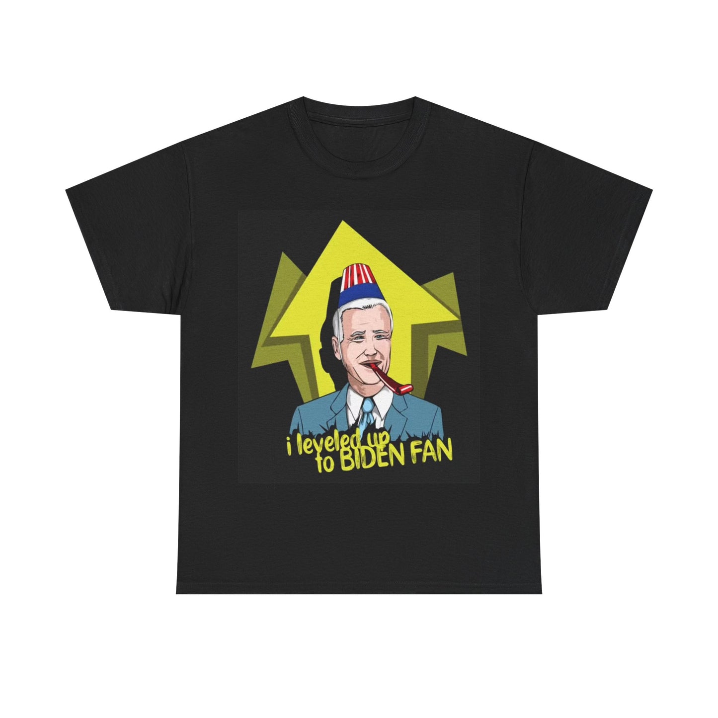 Joe Biden Tshirt Funny Level Up Democrat Vote Unisex Heavy Cotton Tee