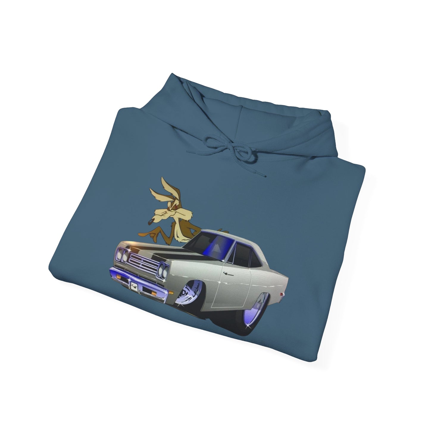 Plymouth Roadrunner Classic Graphic Hoodie NEW Unisex Heavy Hooded Sweatshirt
