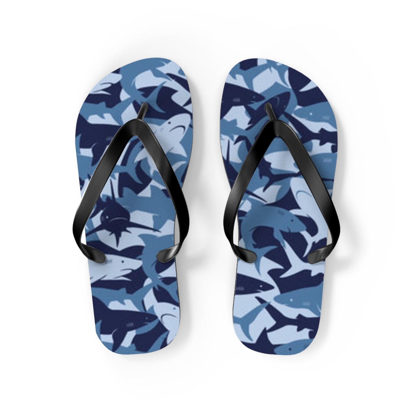 Sharks Summer Sandals, Beach Shoes, Vacation Flip Flops, Pool Slides