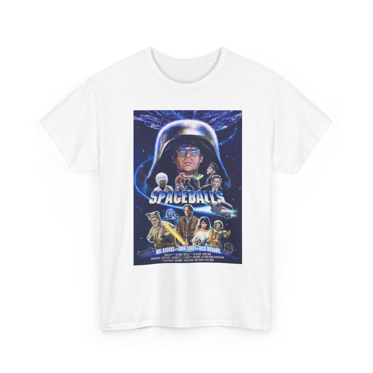SpaceBalls Graphic T Shirt Vintage Movie Poster Comedy Unisex Heavy Cotton Tee