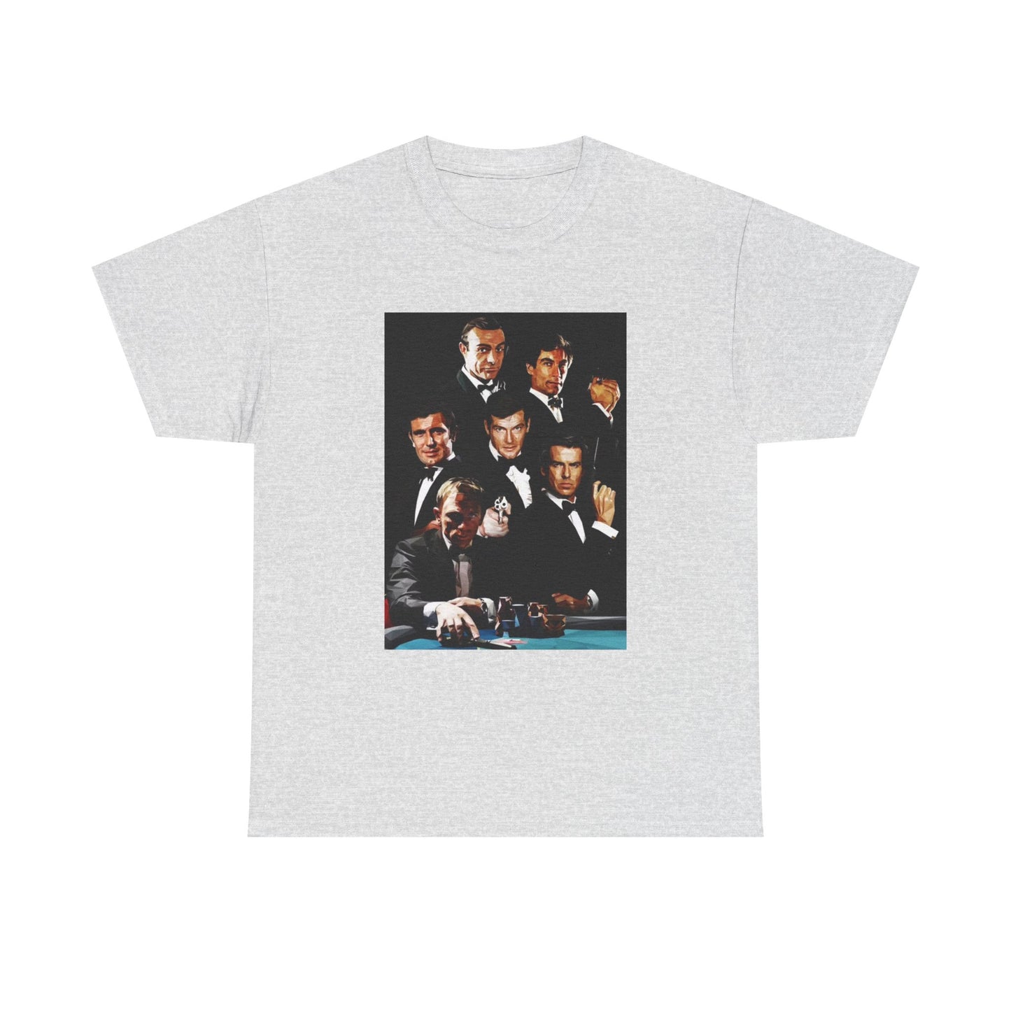 James Bond T-shirt Vintage Bond Collection Merch Unisex Heavy Cotton Tee