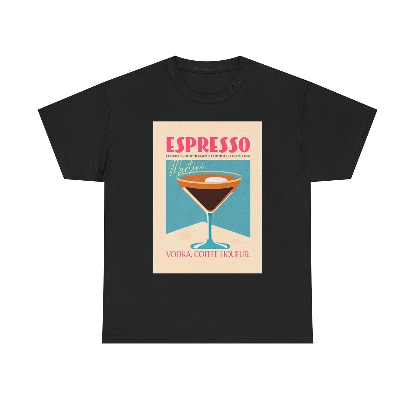 Espresso Martini T Shirt BRAND NEW Apparel Unisex Graphic Tee USA