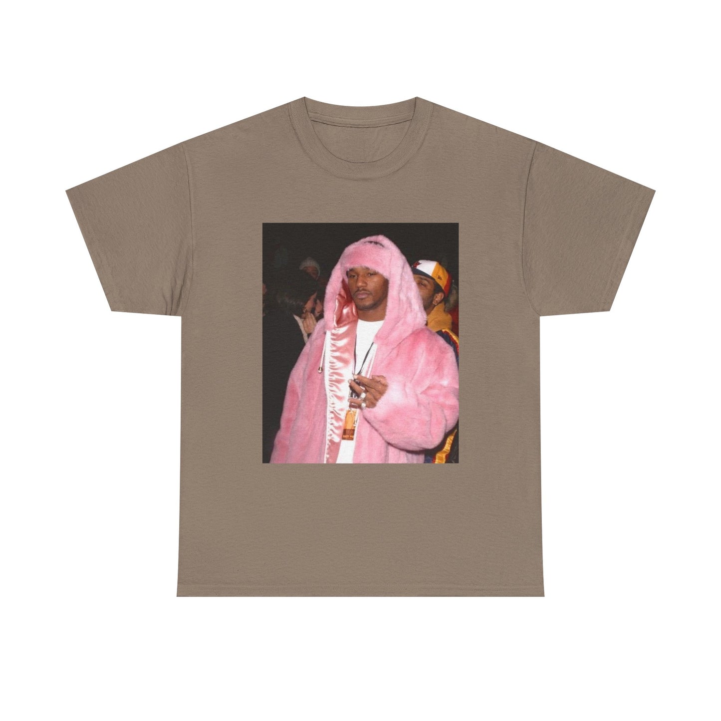 Camron diplomats T-shirt vintage pink fur coat graphic Rap Unisex Heavy Cotton