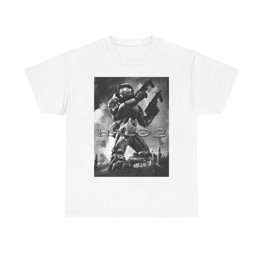 Halo Gaming Tshirt Vintage Xbox Call of Duty Master Chief Graphic Unisex Heavy 6