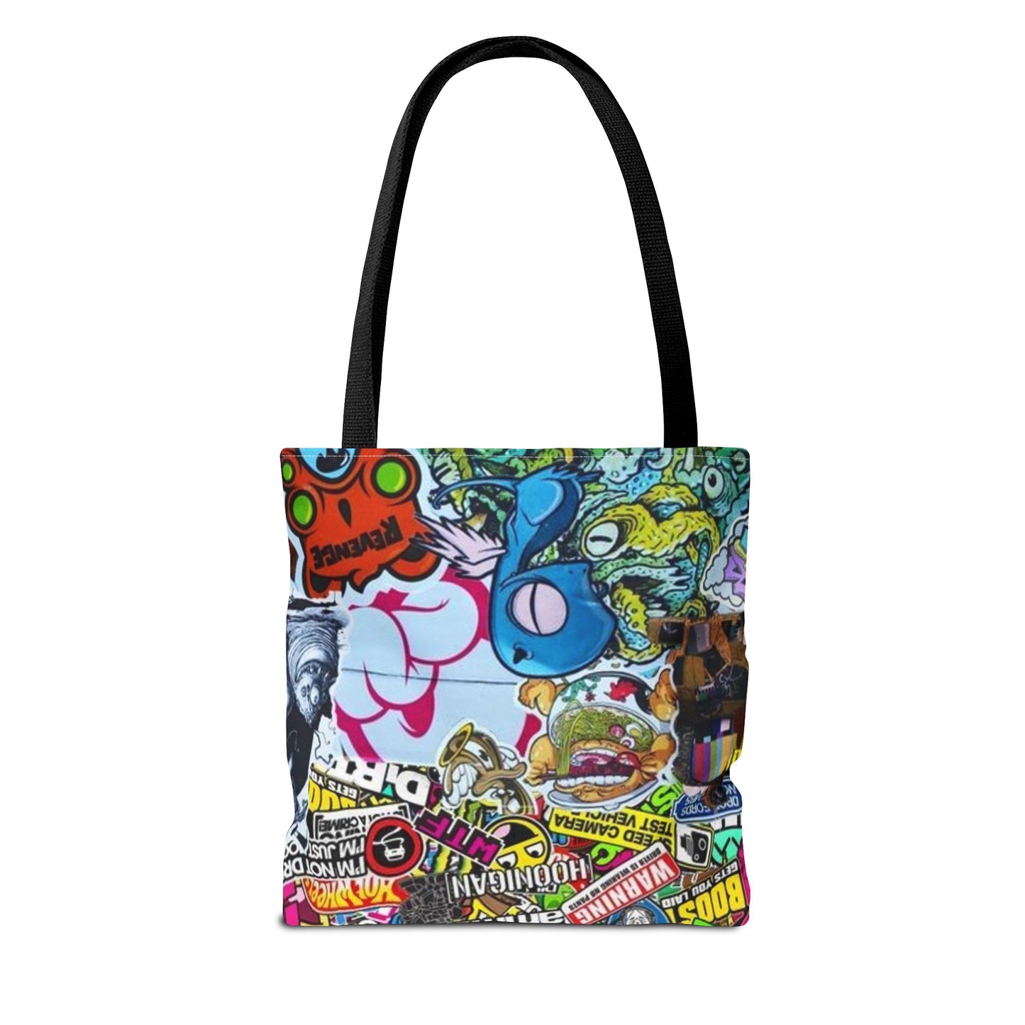 Stickers Skateboarding All Over Print BRAND NEW Purse Pocketbook,Travel Tote Bag