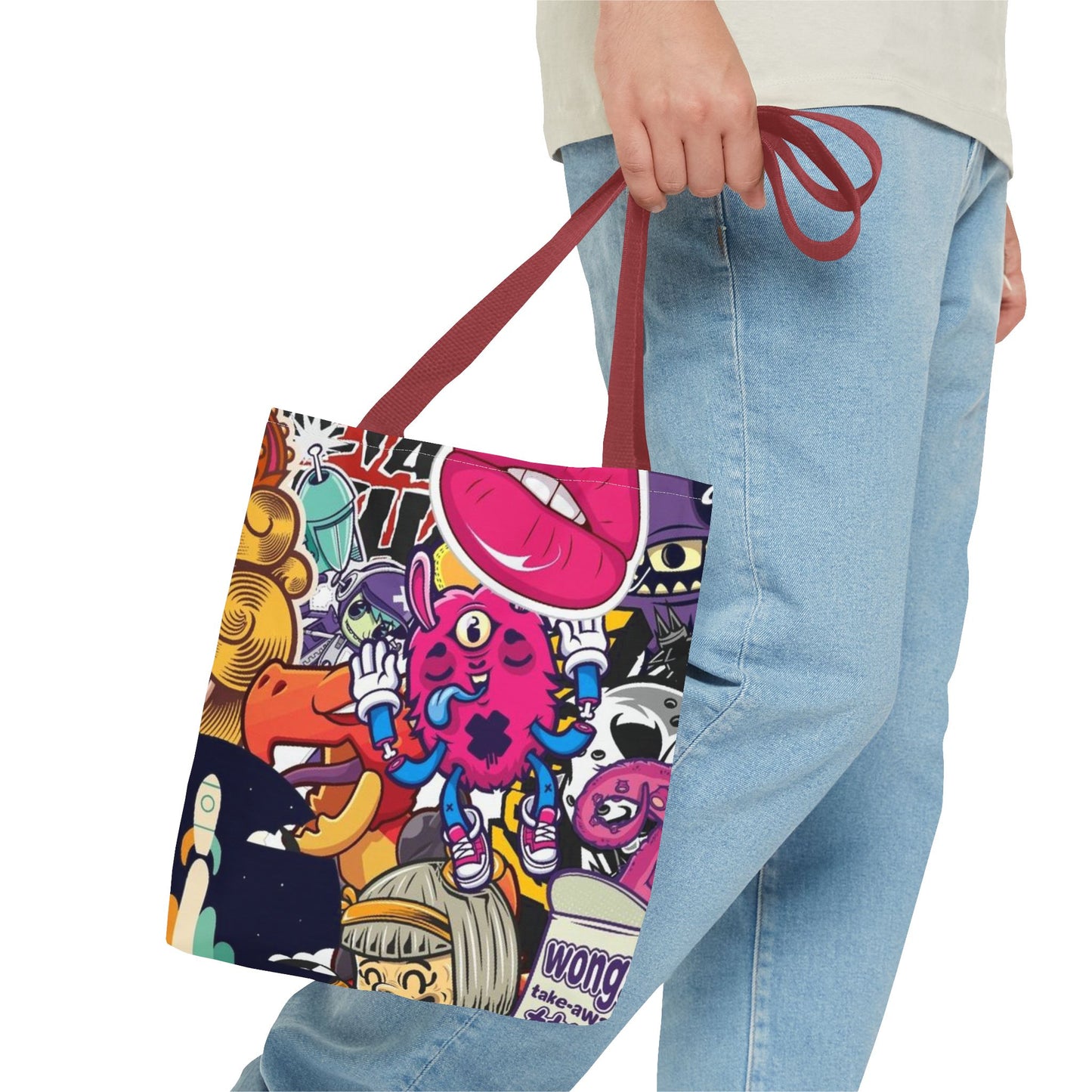 Sticker Bomb All Over Print BRAND NEW Purse, Pocketbook,Travel Tote Bag