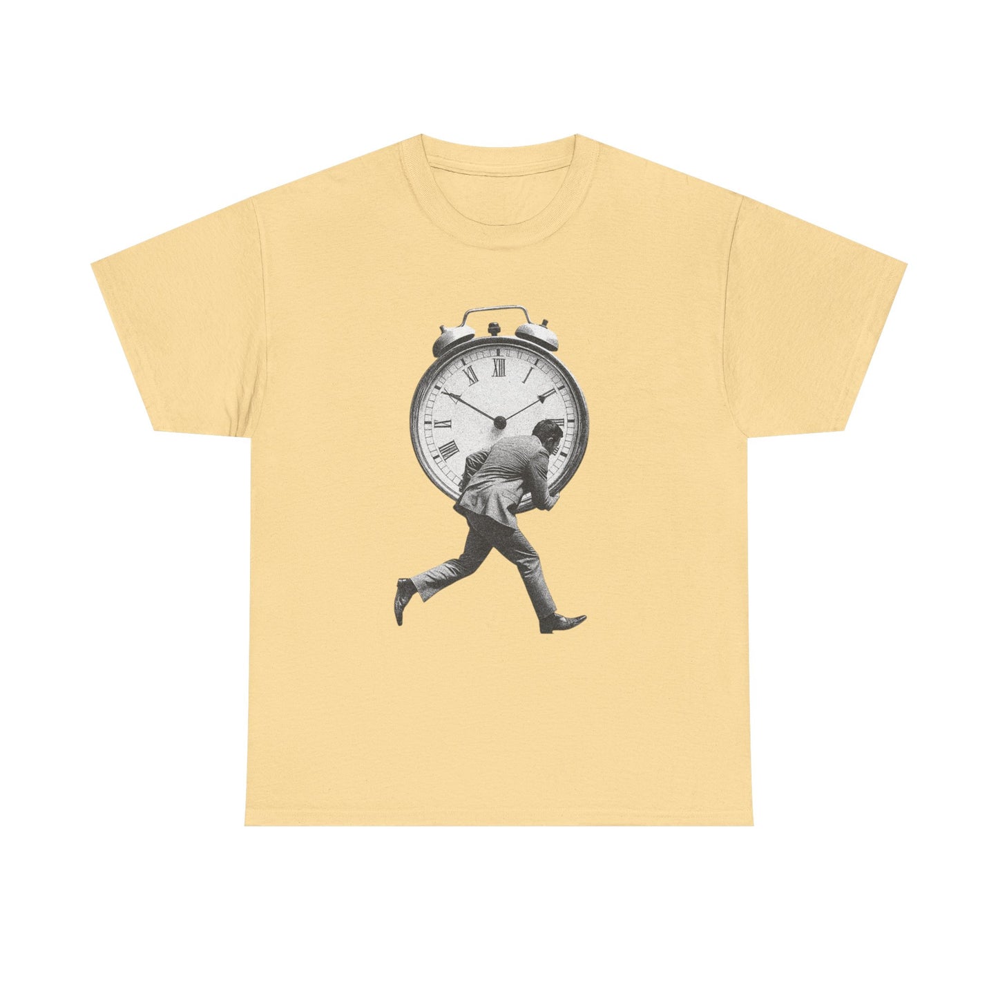 Times Running Out Graphic T Shirt NEW GIFT Unisex Heavy Cotton Tee