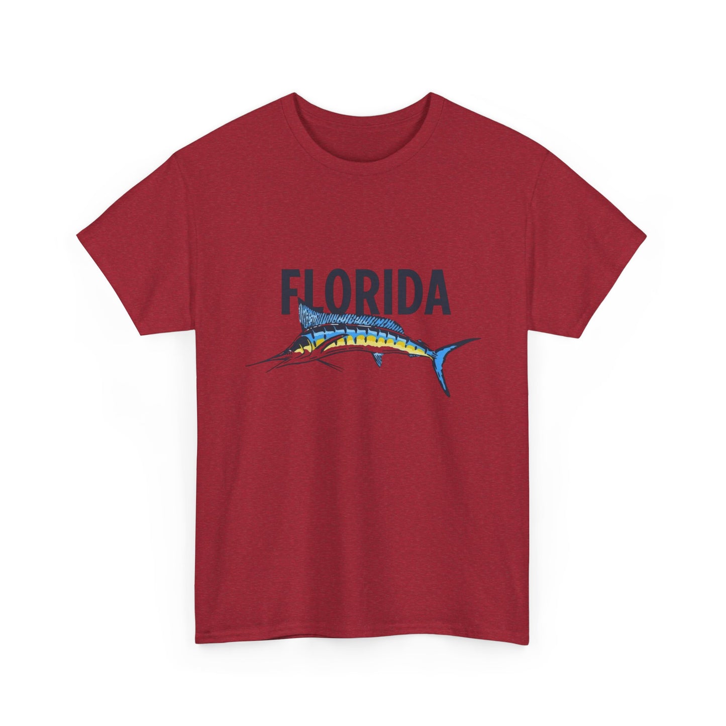 Florida Marlin Fishing Graphic T Shirt NEW ADULT