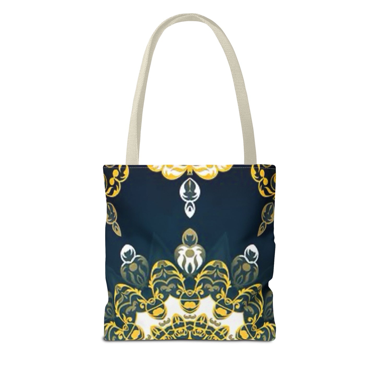 Navy And Gold Pattern Multi Color BRAND NEW MODERN Tote Bag (AOP)
