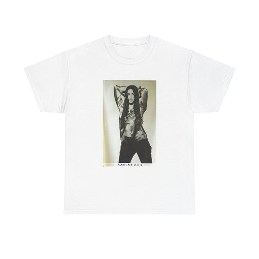Alanis Morissette T Shirt Retro Poster Pop Rock 90s Vintage Unisex Heavy Cotton