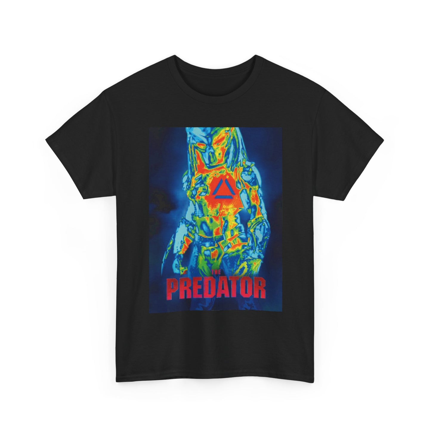Predator Tshirt Vintage Movie Poster 80s Retro Aliens Unisex Heavy Cotton Tee