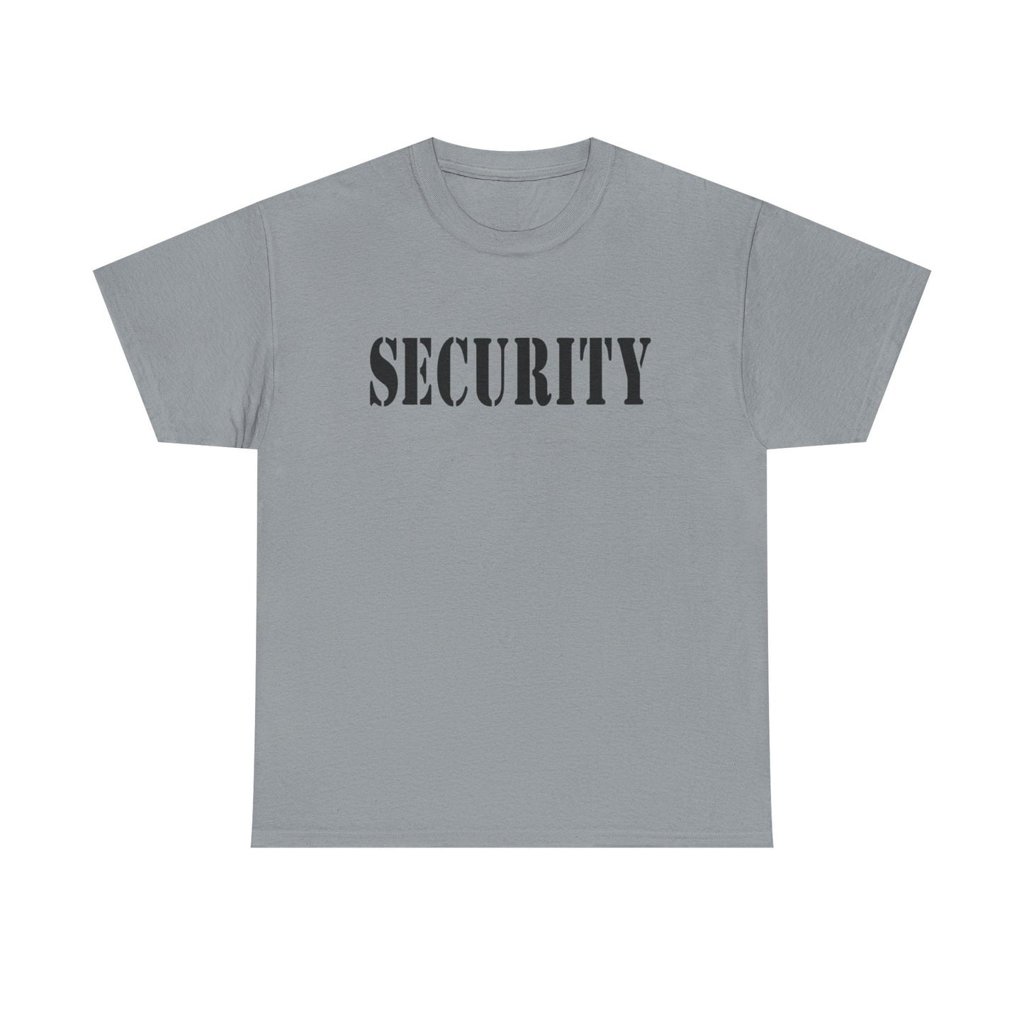 Security Graphic T Shirt Police Academy Uniform Funny Bar Unisex Heavy Cotton