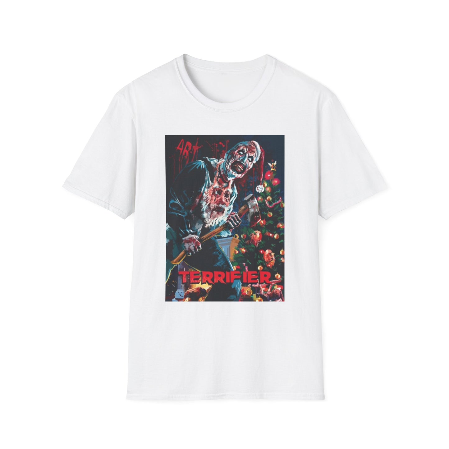 Terrifier Graphic T Short Horror Christmas Movie Funny Gift Unisex Softstyle