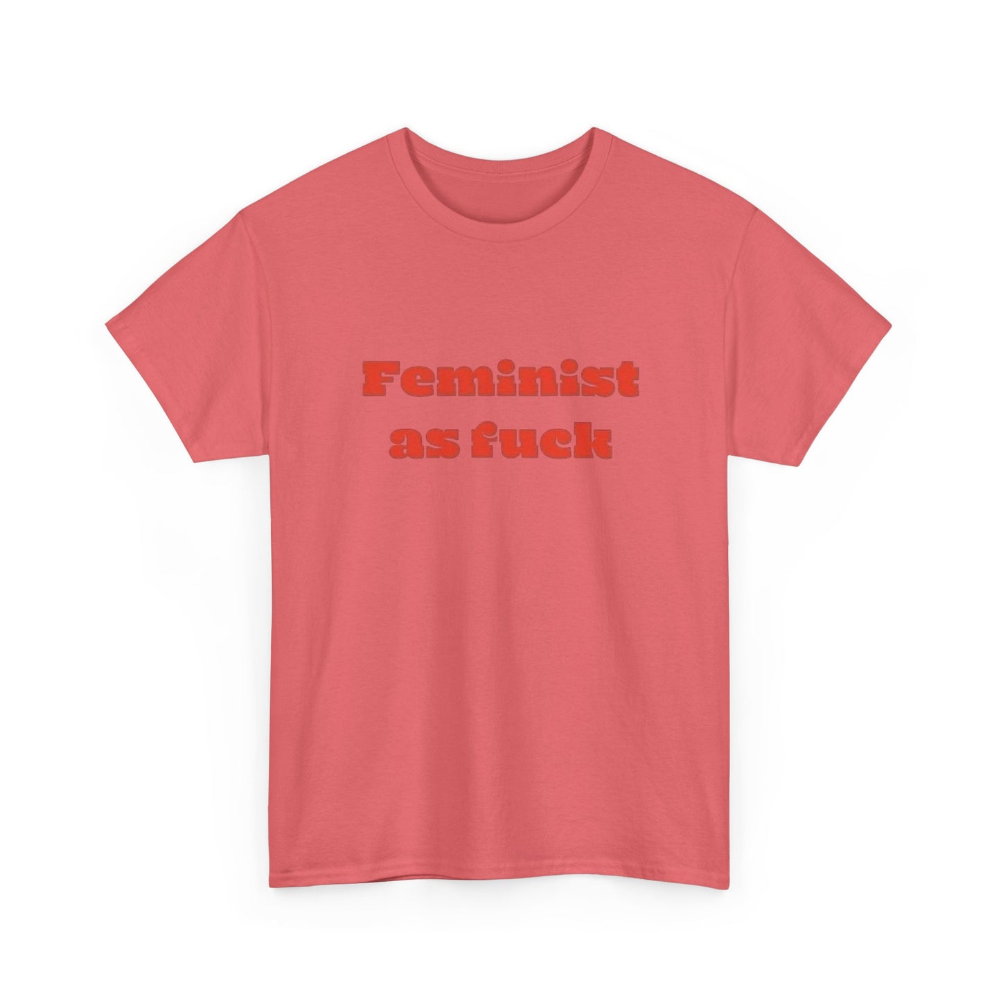 Feminist As Heck Graphic T Shirt Unisex Heavy Cotton Tee GIFT