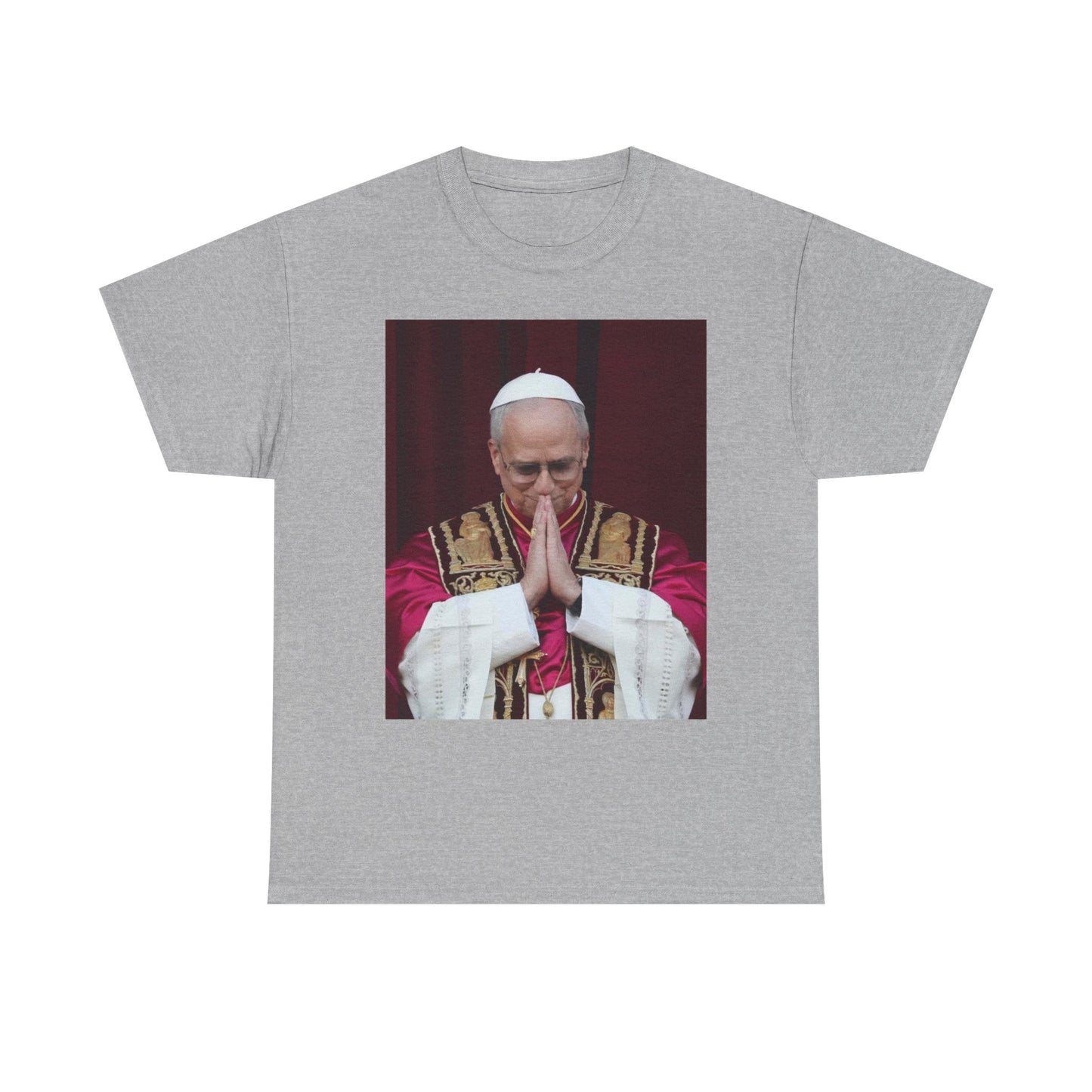 Pope Leo Graphic T Shirt New All Sizes Fast Ship Unisex Heavy Cotton Tee