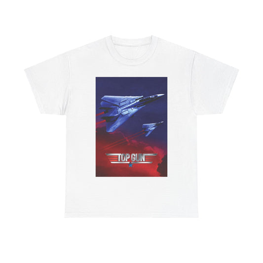 Top Gun Tshirt Vintage Movie Poster Retro Graphic Tom Cruise Navy Unisex 90s
