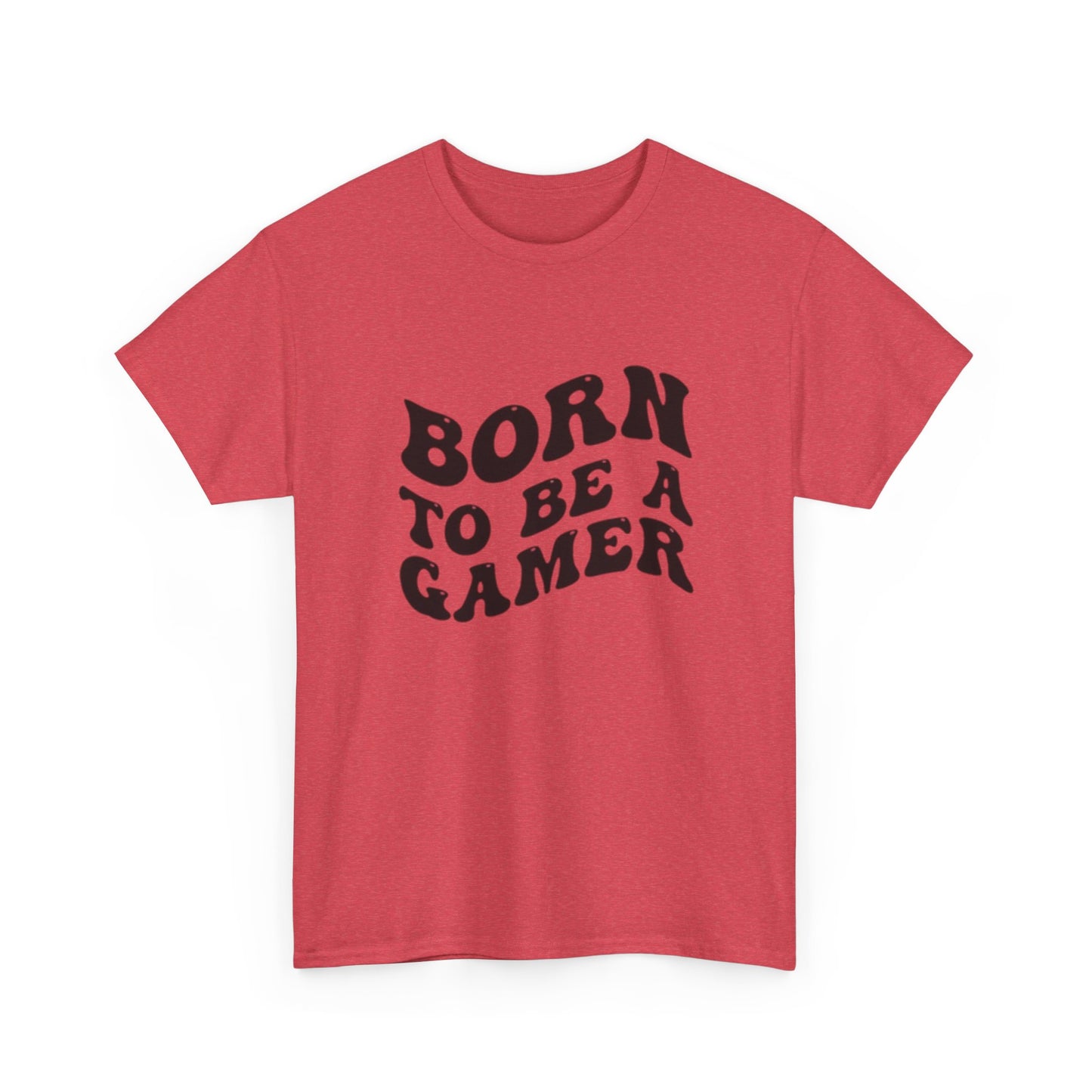 Born To Be A Gamer Graphic T Shirt Unisex Heavy Cotton Tee NEW Gift
