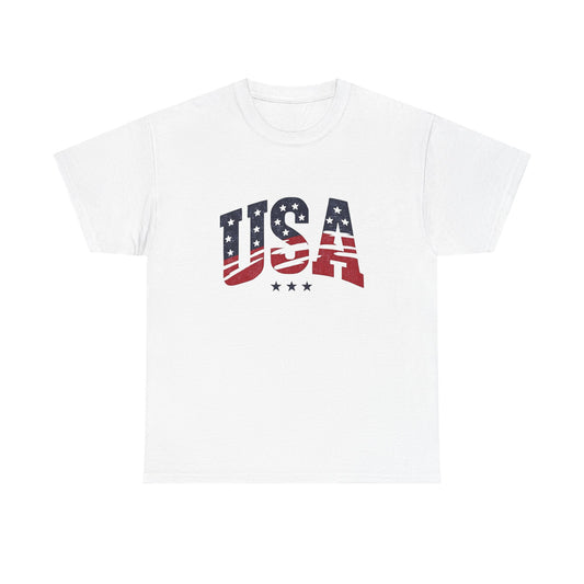 USA Tattered Flag Graphic T Shirt Heavy Cotton Tee NEW ADULT UNISEX