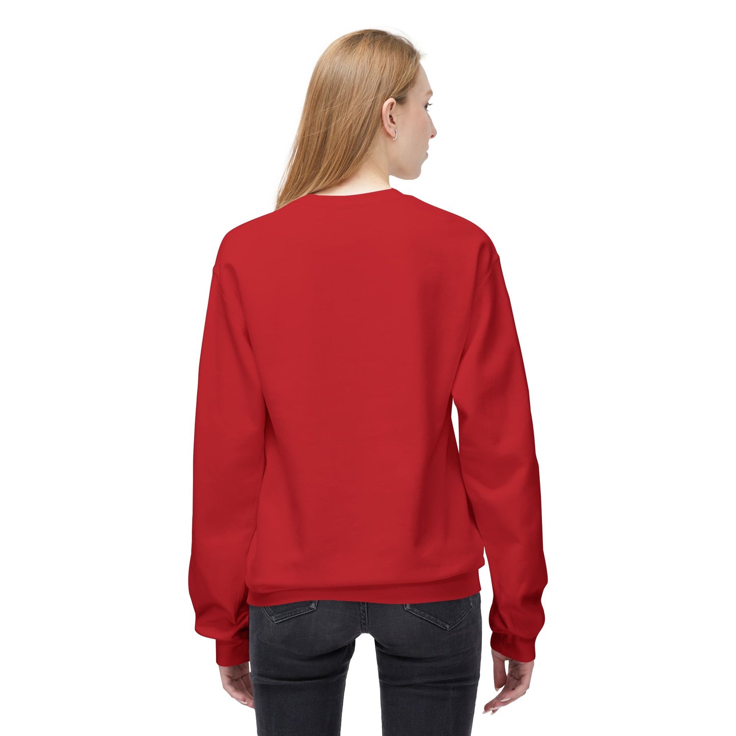Santa Clause World Tour Unisex Midweight Softstyle Fleece Crewneck Sweatshirt