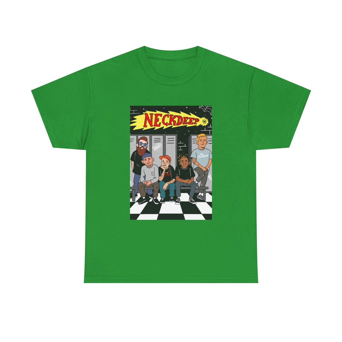 Neck Deep Tshirt Punk Rock UK retro Album art Unisex Heavy Cotton Tee