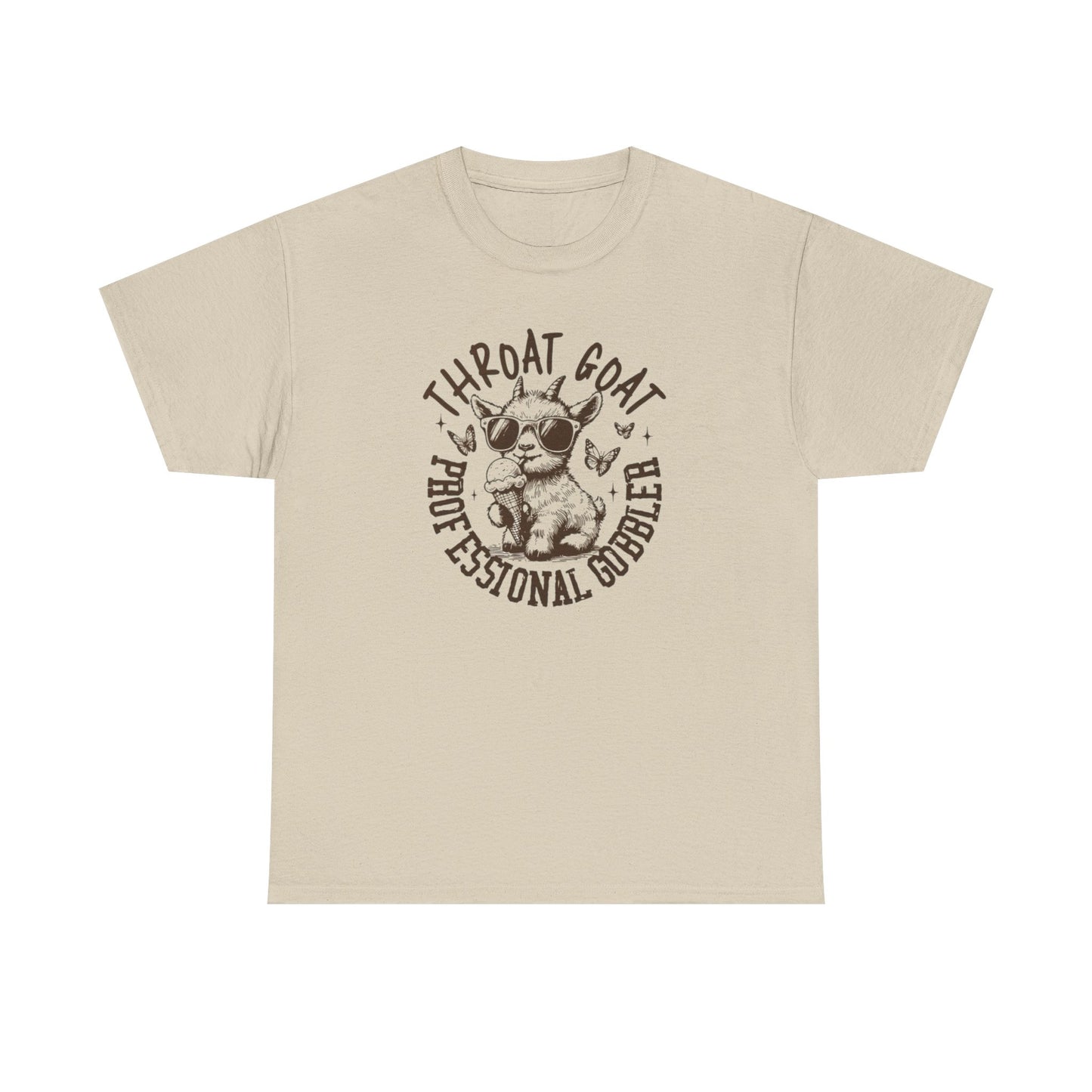 Throat Goat Funny Sex Graphic T Shirt S-5XL NEW Unisex Heavy Cotton Tee