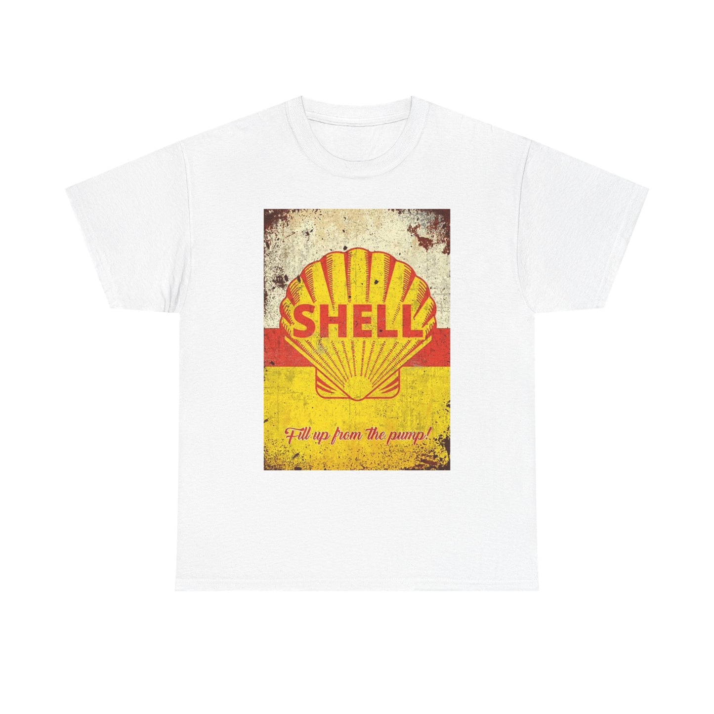 Shell Gas Station Graphic T Shirt Logo Vintage Unisex Heavy Cotton Tee