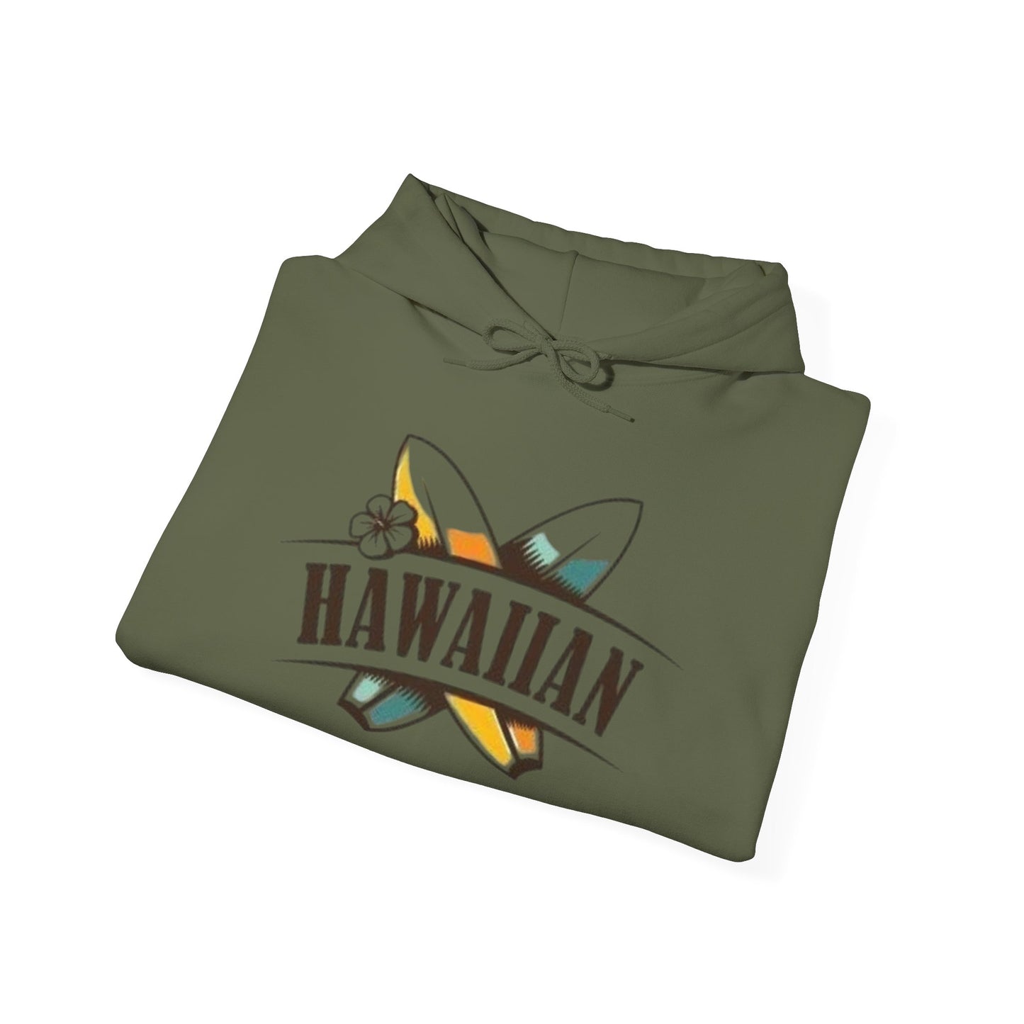 Hawaiian Surfing Club Hoodie Unisex Heavy Blend™ Hooded Sweatshirt Sweater