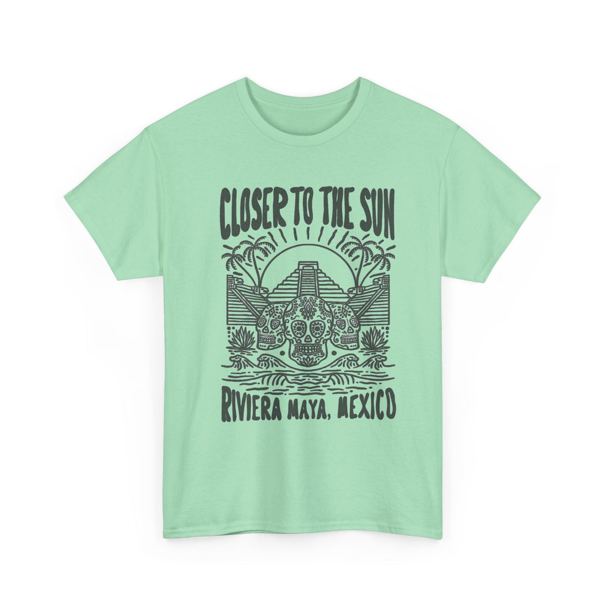 Closer to the Sun Riviera Maya Mexico T-Shirt Men's Graphic Tee