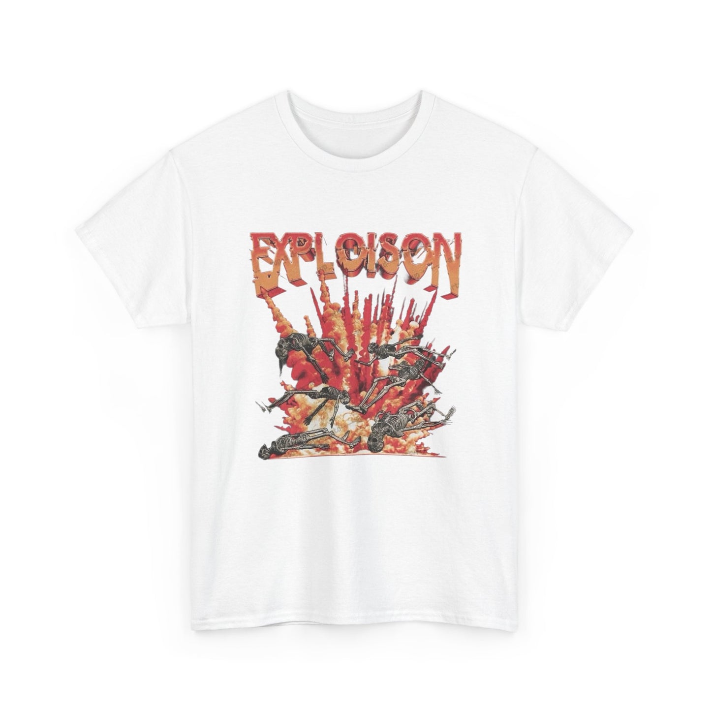 Explosion Graphic T Shirt Unisex Heavy Cotton Tee