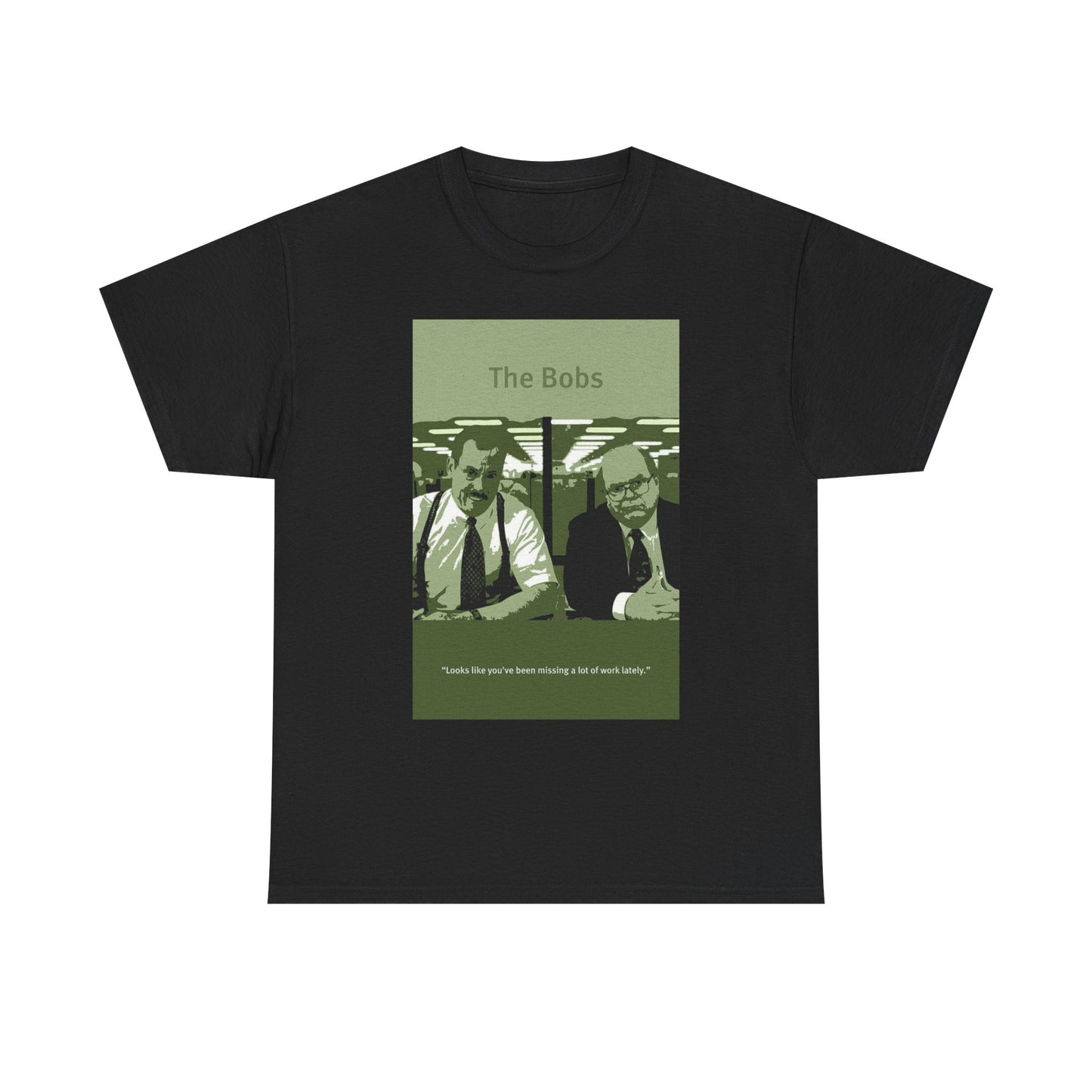 The Bobs Office Space Graphic T Shirt Vintage Movie Poster Unisex Heavy Cotton